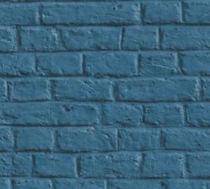 A.S. Création | Vliesová tapeta na zeď Metropolitan Stories 36912-3 | 0,53 x 10,05 m | modrá