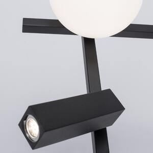 Opálově bílá skleněná stolní LED lampa Nova Luce Joline