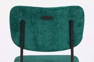 ZUIVER BENSON pultová židle zelená