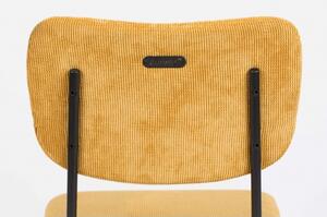 ZUIVER BENSON barová židle žlutá