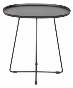 Černý Odkládací stolek Otis 50 × 43 × 51 cm WOOOD