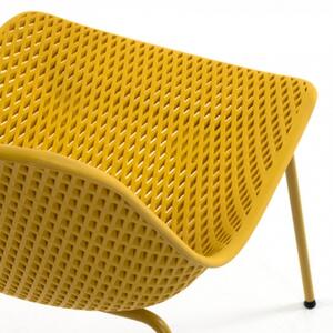 QUINBY židle žlutá