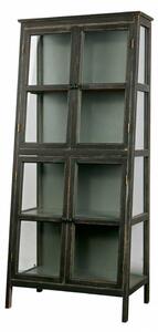 Dřevěná vitrína Herritage 173 × 79 × 45,5 cm BEPUREHOME