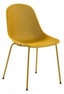 QUINBY židle žlutá