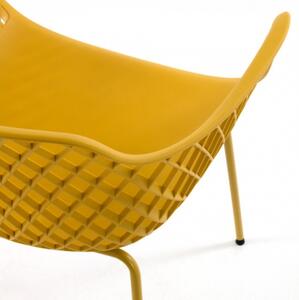 QUINN židle žlutá