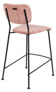 ZUIVER BENSON pultová židle růžová