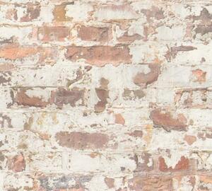Vliesová tapeta na zeď Metropolitan Stories 36929-1 | 0,53 x 10,05 m | šedá, oranžová, bílá, hnědá | A.S. Création