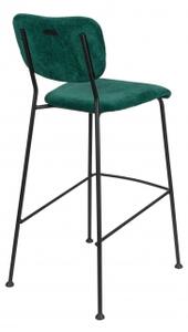 ZUIVER BENSON barová židle zelená