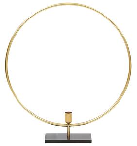 Svícen SERAM Kov 45 cm Zlatá