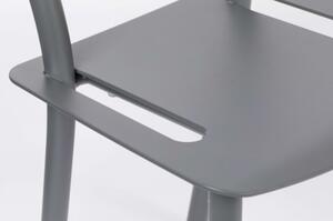 ZUIVER FRIDAY židle šedá