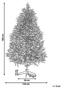 Zasněžený vánoční stromeček 180 cm bílý FORAKER