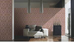 A.S. Création | Vliesová tapeta na zeď Versace 37049-6 | 0,70 x 10,05 m | růžová