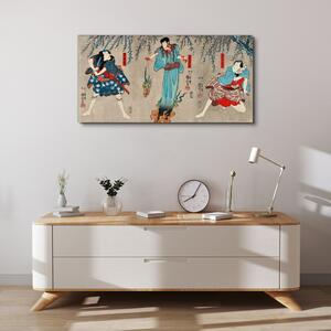 Obraz na plátně Obraz na plátně Asie Kimono Samurai