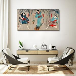 Obraz na plátně Obraz na plátně Asie Kimono Samurai