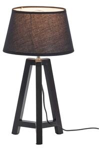 WOOOD Stolní lampa Omar černá 44 × 24 × 24 cm