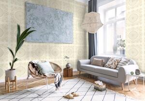 A.S. Création | Vliesová tapeta na zeď Versace 37055-1 | 0,70 x 10,05 m | zlatá, bílá, krémová
