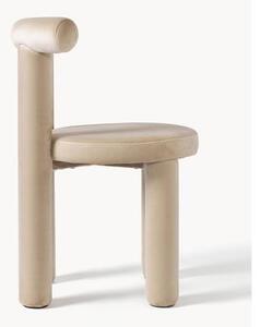 Sametová čalouněná židle Calan