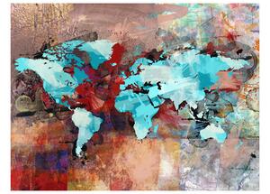 Fototapeta - Mapa světa jako umění I 250x193 + zdarma lepidlo