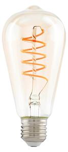 Eglo 110077 Retro Spiral Bulb - LED retro dekorativní žárovka E27, 4W, 2200K, ST64 (LED žárovka s teplou barvou světla 2200K)