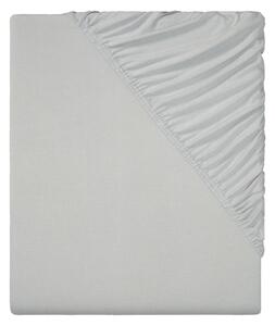 LIVARNO home Žerzejové napínací prostěradlo, 90-100 x 200 cm (světle šedá) (100350509002)
