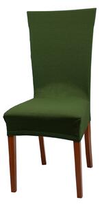 Univerzální elastický potah na židli Galena - Tmavě zelená