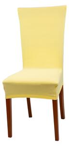 Univerzální elastický potah na židli Jersey - Žlutá