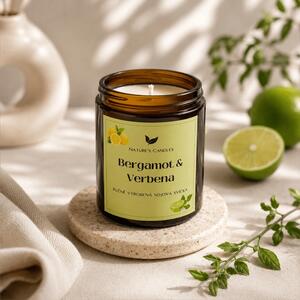 Sójová svíčka - Bergamot & Verbena