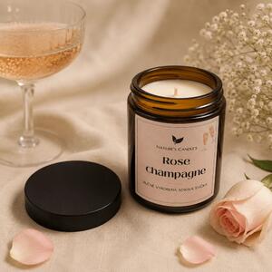 Sójová svíčka - Rose Champagne