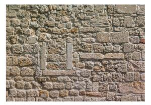 Artgeist Fototapeta - Wall From Stones Size: 300x210
