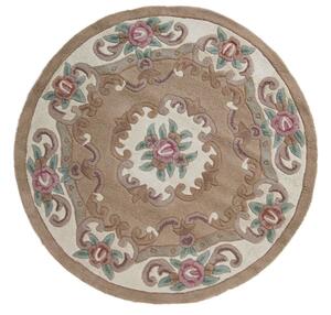 Hans Home | Ručně všívaný kusový koberec Lotus premium Fawn kruh
