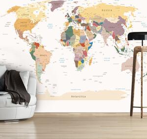 Artgeist Fototapeta - World Map Size: 300x210