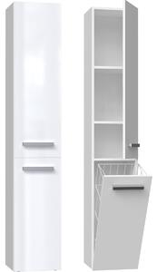 Shoptop Koupelnová skříňka NEL IV bílá lesk