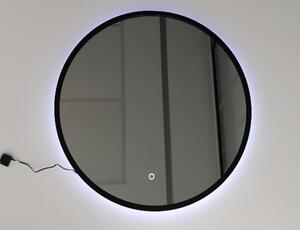CMD LED zrcadlo Luna 80 cm - černá