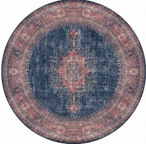Conceptum Hypnose Kulatý koberec Blues Chenille 150 cm modrý