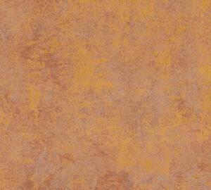 Vliesová tapeta na zeď New Walls 37425-3 | 0,53 x 10,05 m | hnědá, oranžová, zlatá | A.S. Création