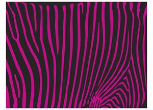 Fototapeta - Zebra vzor (fialová) 200x154