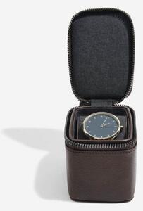 Stackers, pánská cestovní šperkovnice na hodinky Brown Small Travel Watch Box | hnědá