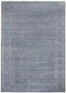 Hans Home | Ručně vázaný kusový koberec Diamond DC-HALI B Light grey/blue - 140x200