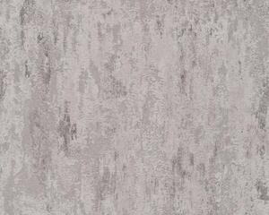 A.S. Création | Vliesová tapeta na zeď DIMEX 2025 32651-6 | 0,53 x 10,05 m | bílá, metalická