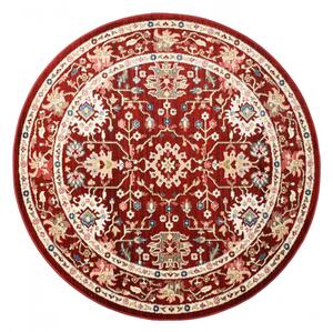 Kusový koberec Hakim bordó 2 kruh 100x100cm