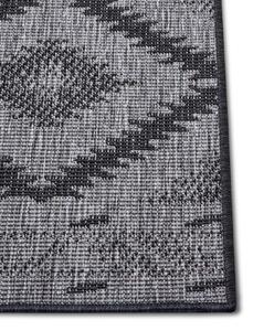 NORTHRUGS - Hanse Home koberce Kusový koberec Twin Supreme 105459 Malibu Night Silver – na ven i na doma - 80x250 cm