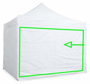 Boční plachta pro nůžkový stan 3m ALU Standard i Premium barva Bílá