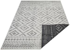 Mujkoberec Original Kusový koberec Mujkoberec Original Nora 105005 Black Creme – na ven i na doma - 80x150 cm