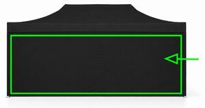 Boční plachta pro nůžkový stan 6m ALU Standard i Premium (stany 3x6m) barva Černá