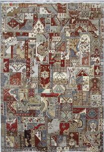 Hans Home | Ručně vázaný kusový koberec Diamond DC-PATCH RED MULTI - 305x425