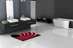 GRUND Koupelnová předložka Colani 2 červená Rozměr: 60x100 cm