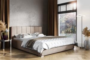 Čalouněná postel Tornero 160x200cm, béžová Jasmine