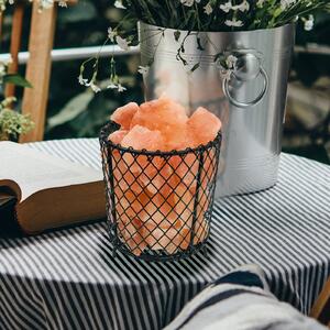 Stolní lampa Stone se solnými krystaly
