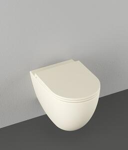 Isvea, INFINITY závěsná WC mísa, Rimless, 36,5x53cm, Ivory, 10NF02001-2K