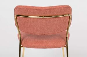 WLL JOLIEN GOLD židle růžová